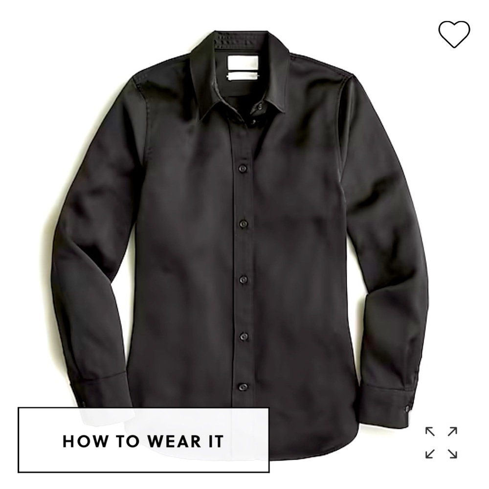 JCrew - Slim-fit drapey shirt